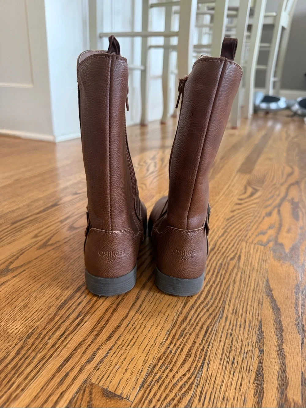 Girls Brown Tall Boots Size 1